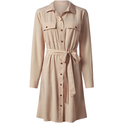 esmara Dámské šaty béžová – Zboží Dáma