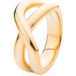 Franco Bene Double cross prsten pozlacený 482 – Zboží Dáma