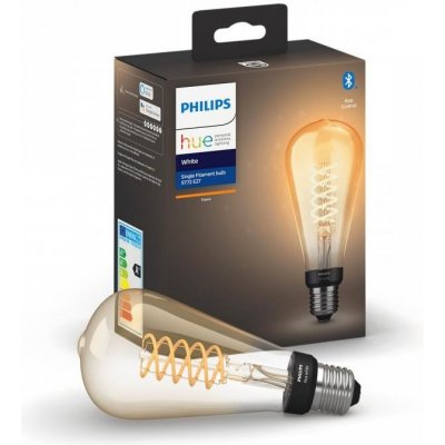Philips Hue 8719514279179 LED designová žárovka 1x7W E27 550lm 2100K Bluetooth, Teplá bílá – Zbozi.Blesk.cz