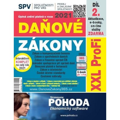 Daňové zákony 2021 XXL ProFi Díl 2. - Úplná znění platná v roce 2021 – Zbozi.Blesk.cz