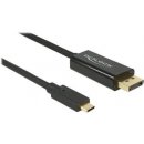 Delock DL1062 USB Type-C™ male > Displayport male (DP Alt Mode) 4K 60 Hz, 1m, černý