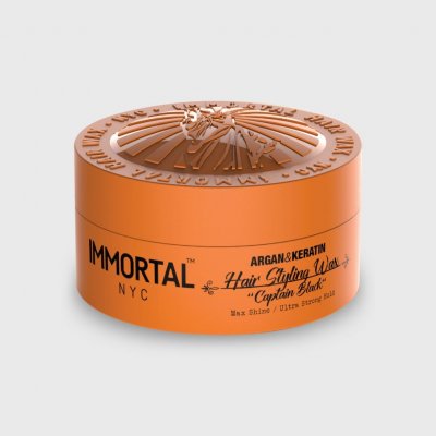 Immortal NYC Captain Black Hair Styling Wax vosk na vlasy argan & keratin komplex 150 ml – Zboží Mobilmania