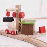 Bigjigs Rail Uhelný důl s jeřábem – Zbozi.Blesk.cz