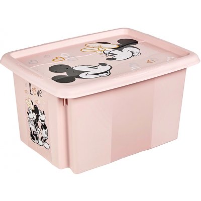 Keeeper Box Minnie Mouse love 15 l růžový/pudrová – Sleviste.cz