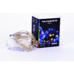 Tesla dekorativní nano řetěz 50LED RGB 5m + 30cm kabel 3x AA baterie – Hledejceny.cz