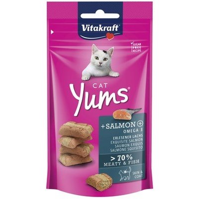 Vitakraft Pamlsky pro kočky Cat Yums losos 40 g