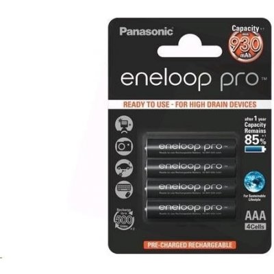 Panasonic Eneloop PRO AAA 4ks SPPA-03-ENPRO-4 – Zboží Mobilmania