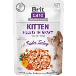 Brit Care Cat Kitten Fillets in Gravy Tender Turkey 85 g – Hledejceny.cz
