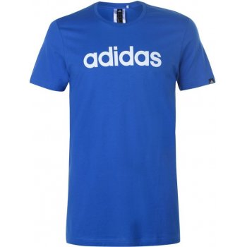 adidas pánské tričko Linear Logo Modrá