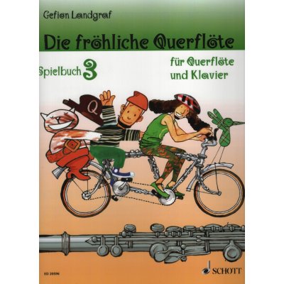 Die fröhliche Querflöte Spielbuch 3 přednesové skladby pro příčnou flétnu a klavír