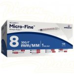 Embecta Micro-Fine U-100 inzul.střík.8 mm 1ml 100 ks – Hledejceny.cz
