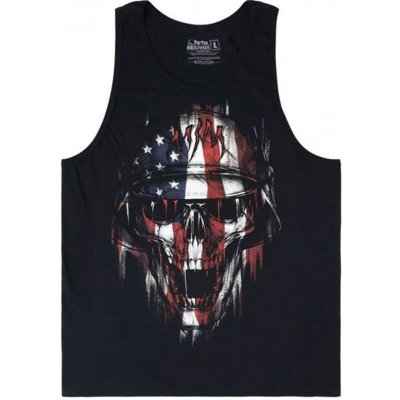Metal Mulisha tílko PATRIOT 2 černá – Zboží Dáma
