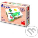 Dino obrázkové kostky Kachna 6 kostek – Hledejceny.cz