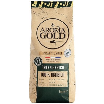 Káva Aroma Gold Green Africa zrnková 1 kg – Hledejceny.cz