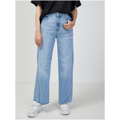 Guess dámské široké džíny světle modré – Zboží Mobilmania