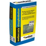 Weber.mix Sloupkobeton - suchá betonová směs - 25 kg balení 25 kg (ks) – HobbyKompas.cz