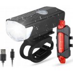 Sada Led světel na kolo (přední zadní) USB – Sleviste.cz