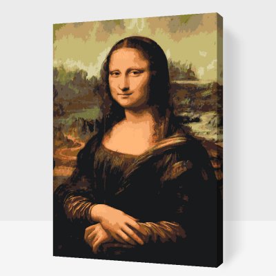 Vymalujsisam MALOVÁNÍ PODLE ČÍSEL LEONARDO DA VINCI MONA LISA – Zbozi.Blesk.cz