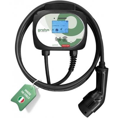 Grohm Wallbox GW22CSL Type 2 5m 400 V 22 kW 32 A – Zboží Mobilmania