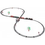 RKToys Retro vláčkodráha s kouřem světlem a zvukem Vintage – Zboží Dáma