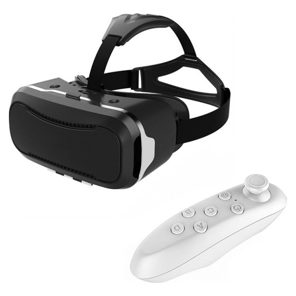 Brýle pro virtuální realitu SES 2v1 3D Brýle pro virtuální realitu VR Box SHINECON II s bezdrátovým Bluetooth ovladačem 3131