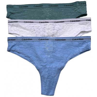 Calvin Klein Dámské krajkové brazilky QD5225E – Zboží Mobilmania