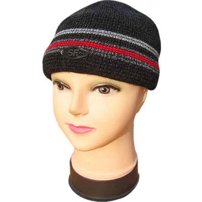 Zimní čepice SF červenočerná – Zboží Mobilmania