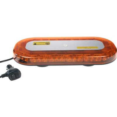 Stualarm SLIM rampa oranžová, 42LEDx3W, magnet, 12-24V, 365mm, ECE R65 R10 | Zboží Auto