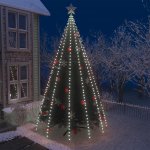 vidaXL Světýlka na stromeček 500 LED studená bílá 500 cm dovnitř i ven – Zboží Mobilmania