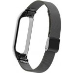 Deveroux Ocelový milánský řemínek pro MiBand 5, easy click - Černý DEV0008 – Zboží Živě