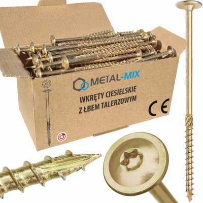 Vruty do dřeva Metal-Mix 8 x 320 mm 50 ks – Hledejceny.cz