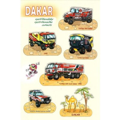 vystřihovánky Dakar – Zboží Mobilmania