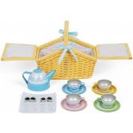 Bigjigs Toys Pikniková sada v košíku – Zboží Dáma