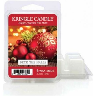 Kringle Candle Deck the Halls Vonný Vosk 64 g – Hledejceny.cz