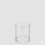 Skleněná váza válec Cilindro, 18x16 cm – Sleviste.cz