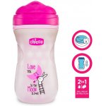 Chicco hrneček Shiny termo fluoreskující s hubičkou růžový 266 ml – Zbozi.Blesk.cz