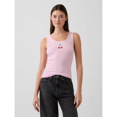 GAP Žebrované tílko Růžová – Hledejceny.cz