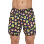 Cornette bavlněné trenky classic s obrázky 001 130 navy kaštany – Zboží Dáma