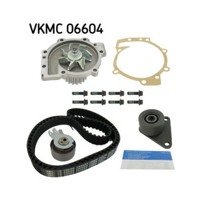 SKF vodní pumpa + sada ozubeného řemene VKMC 06604