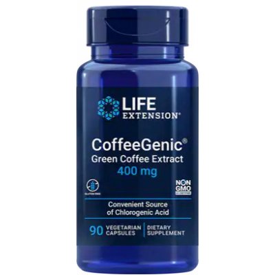 Life Extension CoffeeGenic extrakt ze zelené kávy 400 mg 90 rostlinných kapslí – Hledejceny.cz