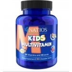 Natios Kids Multivitamin 21 vitamínů a minerálů 180 jahodových cucacích tabletek – Hledejceny.cz
