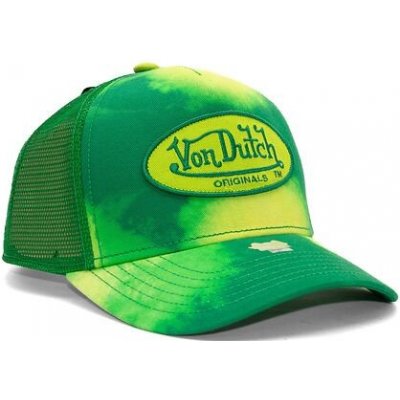 Von Dutch Trucker Boston Cotton Twill Green Tie Dye – Zboží Mobilmania