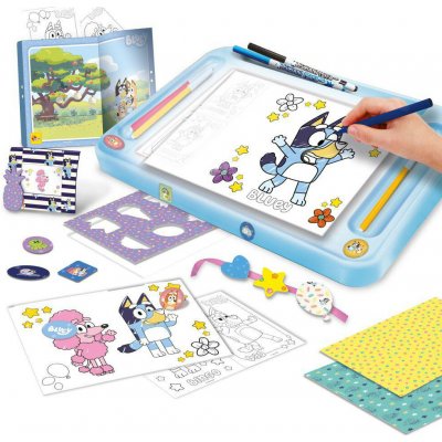 Bluey škola kreslení s podsvícenou tabulí – Hledejceny.cz