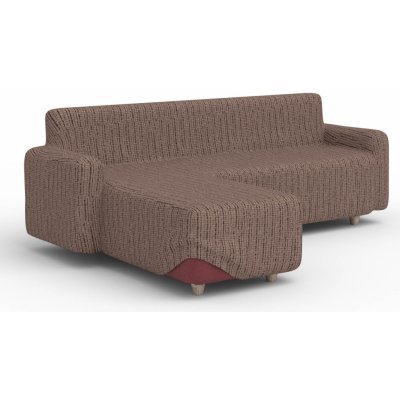 MKLuzkoviny Napínací potah Daniel na sedačku s otomanem vlevo 210 - 260 cm – Zboží Dáma