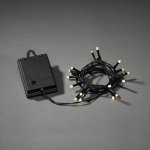 Konstsmide LED světelný řetěz s časovačem 20 diod teplá bílá, černý kabel, 190cm – Hledejceny.cz