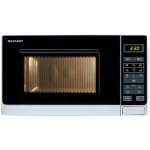 sharp Sharp Home Appliances R-242INW mikrovlnná trouba Pracovní deska Samostatná mikrovlnná trouba 20 l 800 W Stříbrná (R242INW_NOB) – Zboží Živě