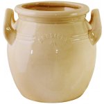 Kameninový květináč Brobacka Yellow High 21x20 cm Strömshaga – Zboží Dáma