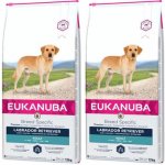 Eukanuba Adult Breeds Specific Labrador Retriever Chicken 2 x 12 kg – Hledejceny.cz