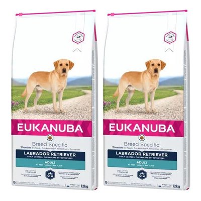 Eukanuba Adult Breeds Specific Labrador Retriever Chicken 2 x 12 kg – Hledejceny.cz