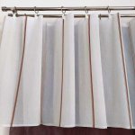 Záclona voálová - Hnědý pruh 50 (výška 50 cm) – Hledejceny.cz